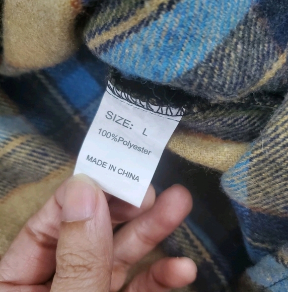 Unbranded Women's Button Down Shirt Plaid Large Multicolor - Picture 3 of 4